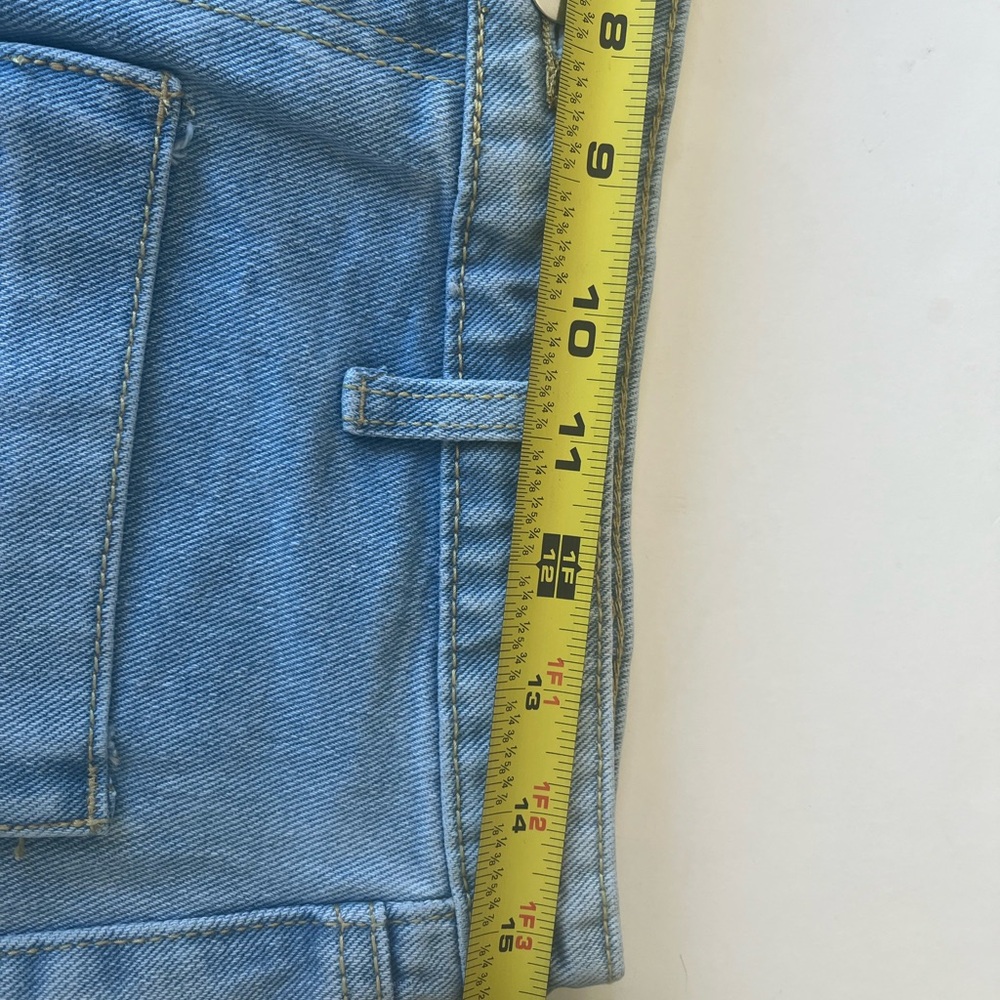 COPY - PrettyLittleThing Light Blue Denim Mini Skirt Size 6 - Picture 6 of 6